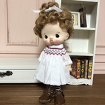 オビツ11 ぶちゅちゃん　サイズ　スモッキングワンピース