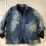 どんなジーンズにも合わせやすい👖春物ワードローブにぴったりメンズデニムジャケット