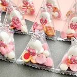 【送料込】イチゴのお菓子とおばけマシュマロのボールチェーン