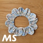 《ザビエルMS》コーデュロイ リトルフラワー グレーアイリス　猫の首輪