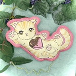 あざと可愛い猫のぺったんこぬいぐるみマグネット