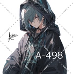 A-498 男の子 ステッカー 素材 コラージュ シール achashop