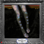 memento mori tights/プラスサイズあり フラッシュブルー