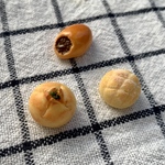 パンのマグネット(ミニチュア・樹脂粘土ぱん 3点セット)メロンパン/チョコパン/ツナマヨパン