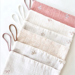 【受注制作】チェリー刺繍ループ付きタオル𓂃𓈒𓏸