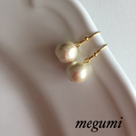 《再再再…販》一粒コットンパールピアス