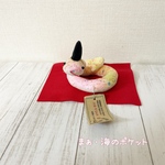  【訳ありちゃん】巳置き物  ヘビぬいぐるみ  