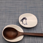 豆皿　ジェンツーペンギン
