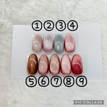 ネイルチップ　マグネットジェル　⑦