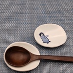 豆皿　皇帝ペンギンのヒナ