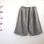 ヘリンボーンのサルエルパンツ　着丈58cm