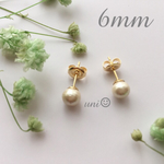 再々…販【OPEN♡SALE】上質 6mmコットンパール ピアス