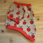 レトロなりんごのラグランセーター　フレブル服　（サイズをお選びください）