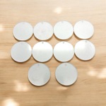 チャーム 10個 デコホイップ デコパーツ アクセサリー 手芸 材料 ハンドメイド キーホルダー ストラップ pt-2663 サークル 