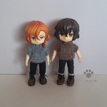 半袖セーター　15色メリノウール　オビツ11・ねんどろいどどーる共通サイズ　