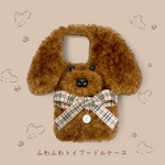 ふわふわトイプードルケース♥ˎˊ˗ (ブラウン)