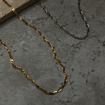 ー極細アンカーチェーンネックレスー　つけっぱなしokジュエリー✨　アンカーチェーン　ネックレス　チェーンネックレス