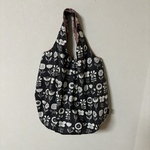 ＊SALE＊がま口おまけ付き【スタンプフラワー】Plump bag
