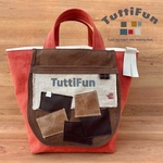 tuttifun＊apron pocket bag  -  salmon pink