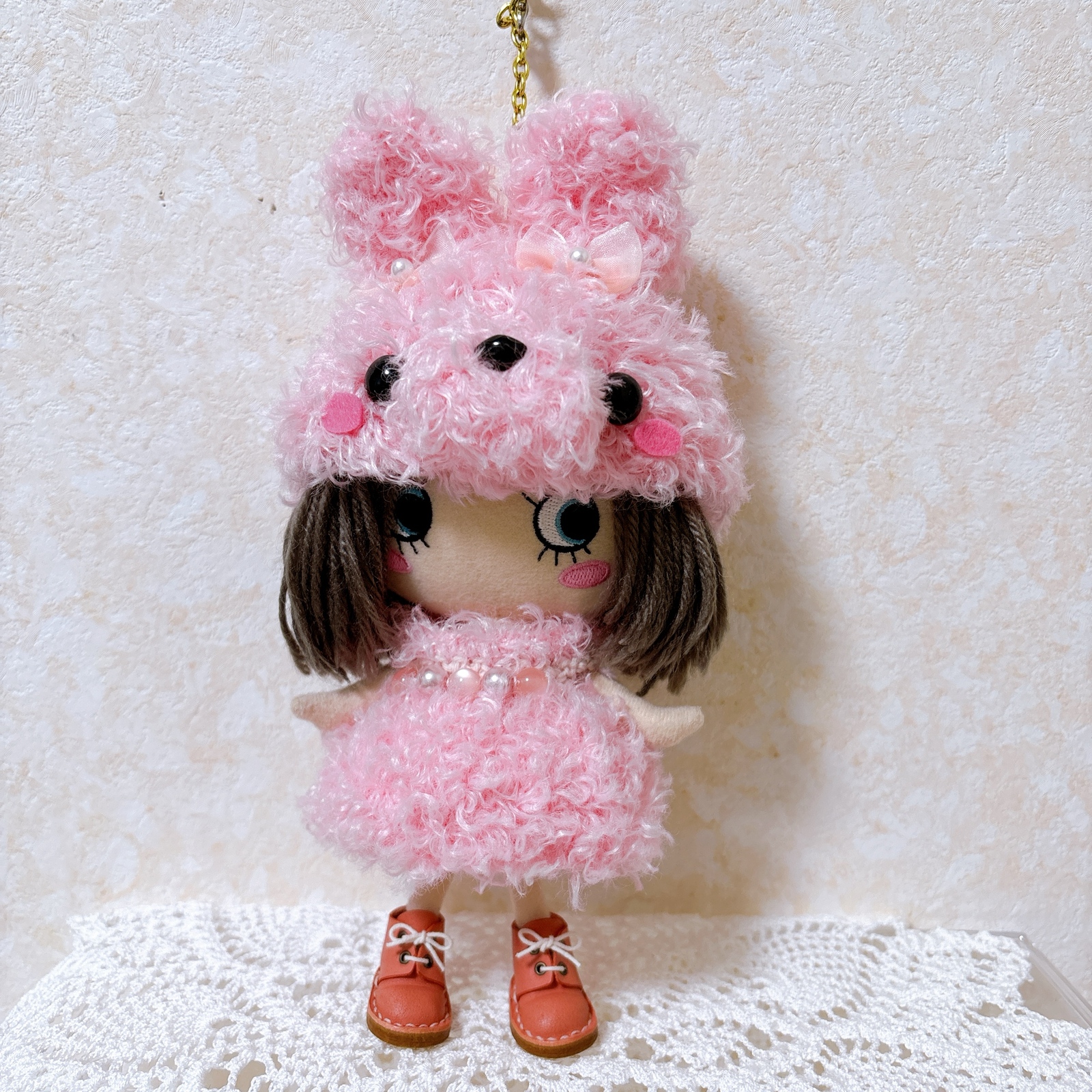 ☆ハンドメイド イルメール マリーちゃんお洋服(ピンク)うさぎちゃん 