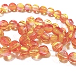 メロン8㎜ 12個 チェコビーズ