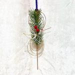 正月飾り【鶴】小さな若松の正月玄関飾り しめ縄飾り 松飾り 南天 和モダンインテリア 和モダン雑貨 No.078 