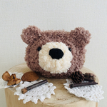【送料無料】もふもふくまちゃん　ポシェット　　　　　　　　　　　　　　くま　冬　あたたかい　もこもこ　ギフト　子ども　　　かわいい　お出かけ　ぬいぐるみ　男の子　女の子