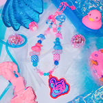 🦩🫧フラミンゴ浮き輪ネックレス①🫧💗