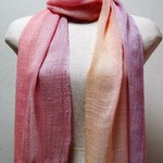  「秋色ぼかし染め」 レーヨン85×麻15