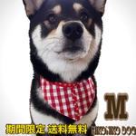 送料無料 中型犬バンダナ Red♡
