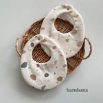 【new⸝⋆】ふんわりフライスニットのスタイ✺Terrazzo /たまご型