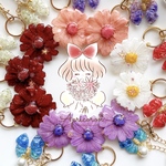 【💜】お花まるごと、つるっとコーティングチャーム🌼🌿/レジン/大人可愛い/ジニア