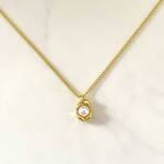 ◆限定価格◆マザーオブパールネックレス つけっぱなし 極細 華奢　18k 金属アレルギー対応 ステンレス ゴールド