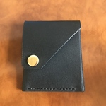 本革ミニマリスト　財布（お札、コイン、カード）ブラック