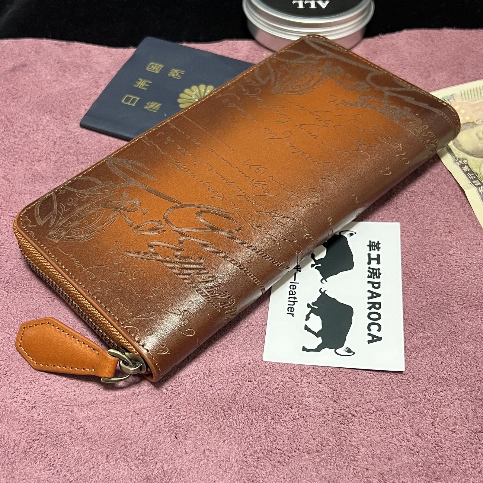 長財布　イタリアンレザー ハンドメイド メンズ 牛革本革男女兼用 イタリアンレザー ハンドメイド メンズ 牛革本革男女兼用&手作り