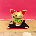 招き猫猫  金色　【大】　/  招財貓【大】