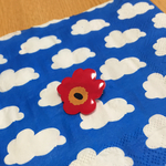 マリメッコ風ブローチ♡