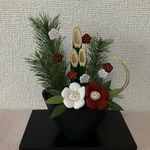 y様オーダー品　　ちりめん細工:お正月の門松飾り(1)