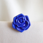 青い薔薇のポニーフック