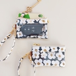 mini キーケース    Linnea   キーポーチ　キーケース   パスケース　スマートキーケース、カードキーケース、ラミネート生地で丈夫*°