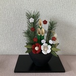 ちりめん細工:お正月の門松飾り(1)