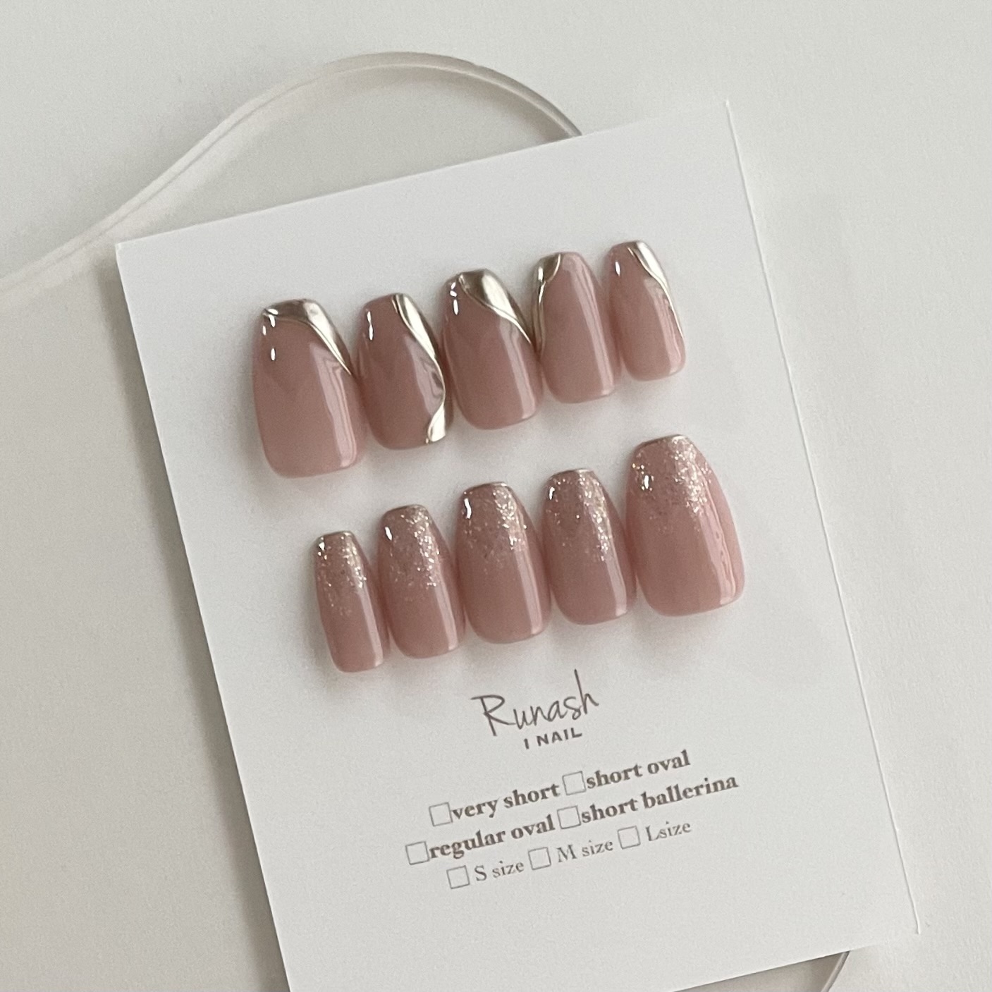 秋冬に圧倒的人気】ツイード×くすみカラー♡ネイルチップ - Runash _ I