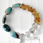 【再販】天然石デザインブレスレット　naturalstonebracelet