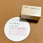 ラバースタンプ　体調管理はんこ　ハビットトラッカー
