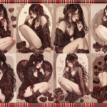 【１２月受注販売品】デザインペーパー　COOL GIRL VALENTINE CS コラージュシート