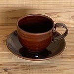 植木鉢　コーヒーカップソーサー茶