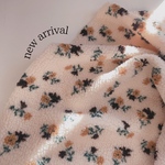 韓国生地 ボア生地 冬 もこもこ ふわふわ 子供服 犬服 トレンド 韓国 かわいい 花柄 お花 淡色