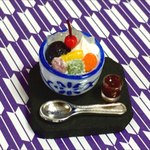 ミニチュア❤️ちっちゃなクリームあんみつ