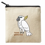 ✨️アオメキバタンさんのポーチ（Blue-eyed Cockatoo pouch)✨️
