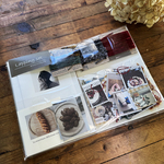 ラッピングが即完成！おしゃれ写真タグ24セット＆毛糸3巻き＆シール＆メッセージカード・紙袋入りラッピング素材の福袋